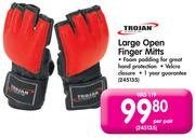 Trojan Large Open Finger Mitts-Per Pair