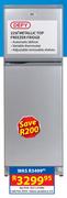 Defy 225Ltr Metallic Top Freezer Fridge