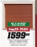 Roll Up Garage Door-2450mm x 2100mm x 0.5mm