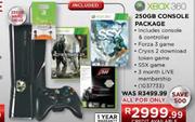 XBox 360 250GB Console Package