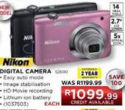 Nikon Digital Camera (S2600)