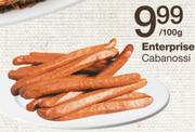 Enterprise Cabanossi-Per 100G