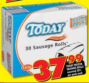 Today Frozen Sausage Rolls Assorted-30's Per Pack