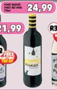 Honey Badger Sweet Red Wine -750ml