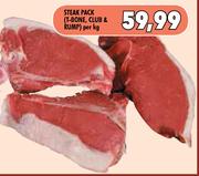 Steak Pack(T-Bone, Club & Rump)-Per Kg