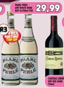 Paarl Perle Dry White Wine-2X750ml