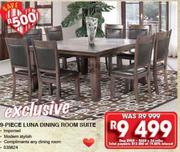 9-Piece Luna Dining Room Suite