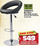 H&H Collection Sorrento Bar Stool