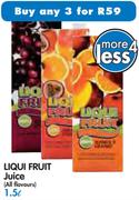 Liqui Fruit Juice (All Flavours)-3x1.5L