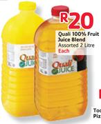 Quali 100% Fruit Juice Blend Assorted-2L Each