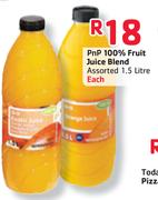 PnP 100% Fruit Juice Blend-1.5Ltr Each