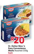 Dr. Oetker Nice 'n Easy Convenience Meals-350gm Each