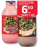 Parmalat Steri Stumpie Low Fat Flavoured Milk-350ml Each