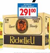 Richelieu Export Brandy-12x200ml