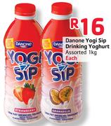 Danone Yogi Slip Drinking Yoghurt Assorted-1kg Each