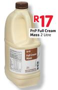 PnP Full Cream Mass-2L