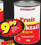 Ritebrand Fruit Cocktail In Syrup-410g