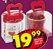 Mug With Heart Gift Box-Each