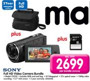 Sony Full HD Video Camera Bundle CX220-Per Bundle