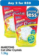 Marltons Cat Litter Crystals-2x1.5Kg