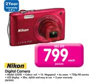 Nikon Digital Camera S3200