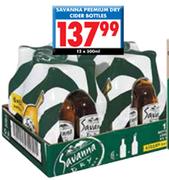 Savanna Premium Dry Cider Bottles-12 x 500ml