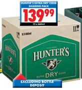 Hunter's Extra Dry Cider Sharing Pack-12 x 600ml