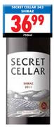 Secret Cellar 343 Shiraz-750ml