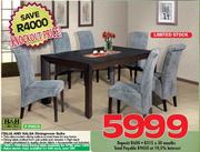 H&H Collection 7 Piece Itala And Salsa Diningroom Suite