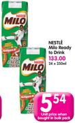 Nestle Milo Ready to Drink-24x250ml