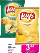 Simba Lay's Potato Chips(All Flavours)-48x36G