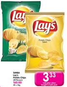 Simba Lay's Potato Chips(All Flavours)-48x36G