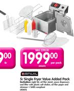 Anuil 5L Single Fryer Value Added Pack-Per Pack