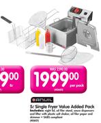 Anuil 5L Single Fryer Value Added Pack