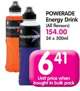 Powerade Energy Drink(All Flavours)-24x500Ml