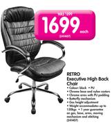 Retro  Executive High Back Chair