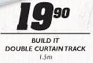 Build It Double Curtain Track - 1.5m