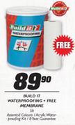 Build It Waterproofing + Free Membrane- 5L