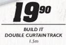 Build It Double Curtain Track 1.5m