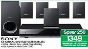 Sony 5.1 Kanaal DVD Tuisteaterstelsel DAV-TZ140