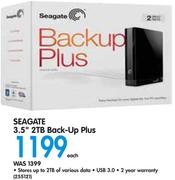 Seagate 3.5" 2TB Bake-Up Plus