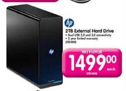 HP External Hard Drive-2TB