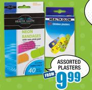 Assorted Plasters