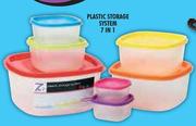 Plastic Storage System 7 In 1-Per Set