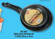 My Way Non-Stick Fry Pan Set- 2 Piece