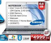 Samsung 15.6" LED Screen Notebook