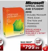 Microsoft Office Home and Student 2010