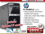 Hp Pc Bundle E3400