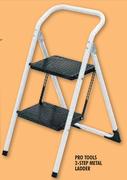 Pro Tools 2 Step Metal Ladder