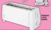 Essentials 4 Slice Toaster
